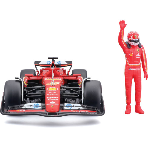 2024 F1 Scuderia Ferrari SF-24 w/Figure - Leclerc #16 1:24 Scale Alt Image 4