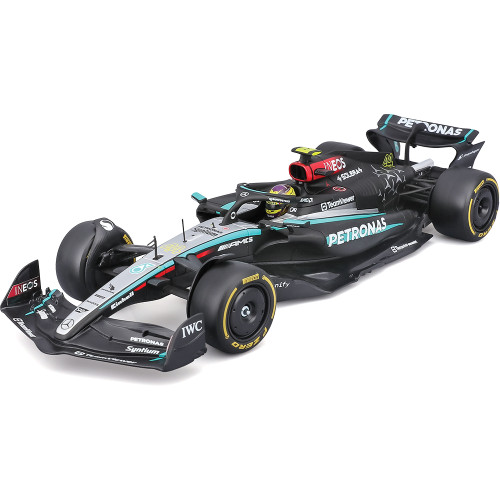 2024 F1 Mercedes W15 w/helmet - Hamilton #44 1:24 Scale Main Image