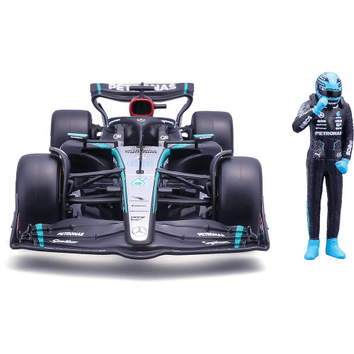 2024 F1 Mercedes W15  w/Figure - Russell #63 1:24 Scale Alt Image 4