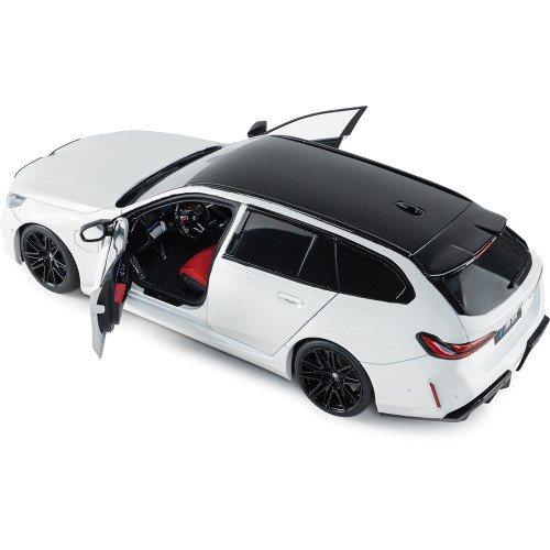 2025 BMW M5 Touring Alpine White Solid 1:18 Scale Alt Image 5