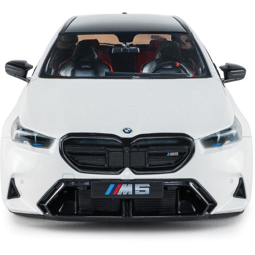 2025 BMW M5 Touring Alpine White Solid 1:18 Scale Alt Image 6