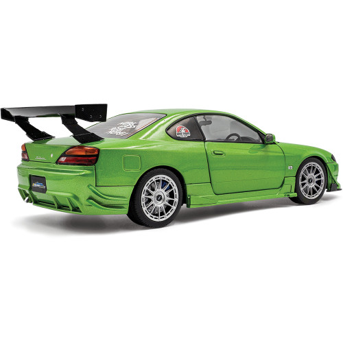 1999 Nissan Silvia S15 Spec-R Aero Solido Works Green 1:18 Scale Alt Image 2