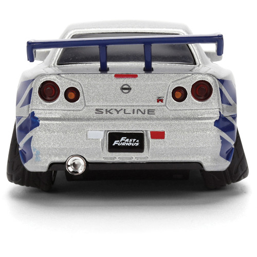 1999 Nissan Skyline GT-R (R34) Fast & Furious Small Blocks 1:43 Scale Alt Image 6