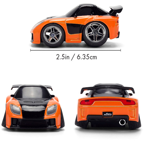 1995 Mazda RX-7 Widebody Fast & Furious Small Blocks 1:43 Scale Alt Image 7