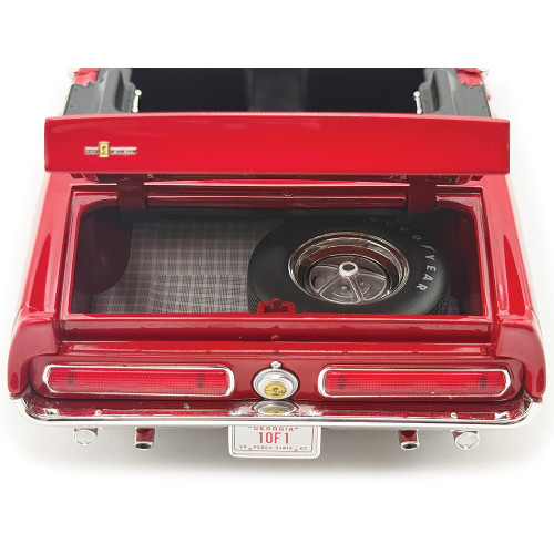 1967 Shelby G.T. 500 Convertible - Red 1:18 Scale Alt Image 5