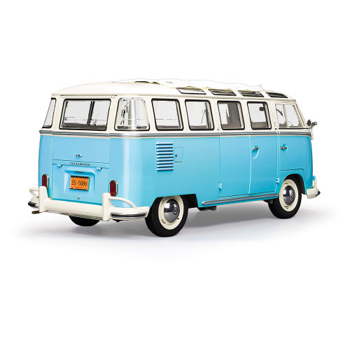 1962 Volkswagen Samba Van - Blue 1:12 Scale Alt Image 1