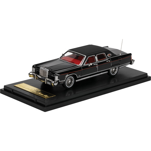 1979 Lincoln Continental Town Car-Black 1:64 Scale Alt Image 3
