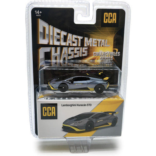 Lamborghini Huracan STO - Grey 1:64 Scale Alt Image 3