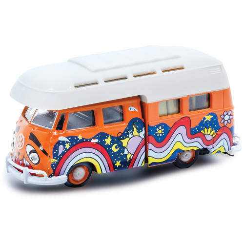1959 VW Double Cab Truck USA Model - Street Art 1:64 Scale Main Image