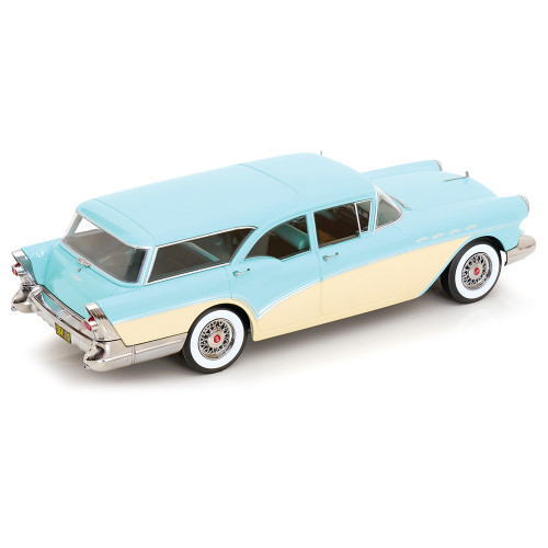 1957 Buick Special Estate Wagon - Light Blue 1:18 Scale Alt Image 1