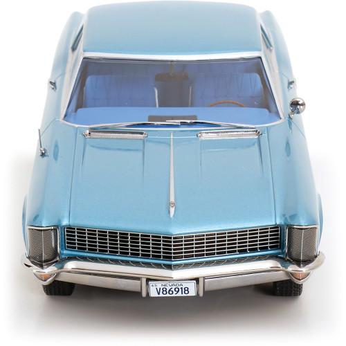 1965 Buick Riviera - Blue Metallic 1:18 Scale Alt Image 3