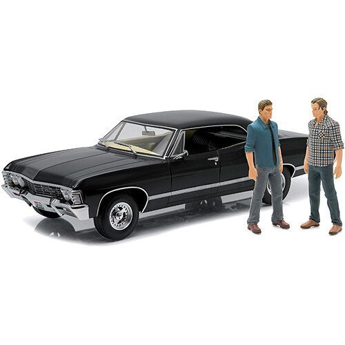 Greenlight 1967 Supernatural Impala with Sam and Dean Figures 118 Scale Diecast Model by Greenlight 15772NX 812982022662 Greenlight 1967 Supernatural Impala with Sam and Dean Figures 118 Scale Diecast Model by Greenlight 15772NX 812982022662