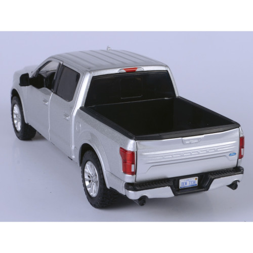 2019 Ford F-150 Limited Crew Cab - Silver 1:27 Scale Diecast Model by Motormax Alt Image 2