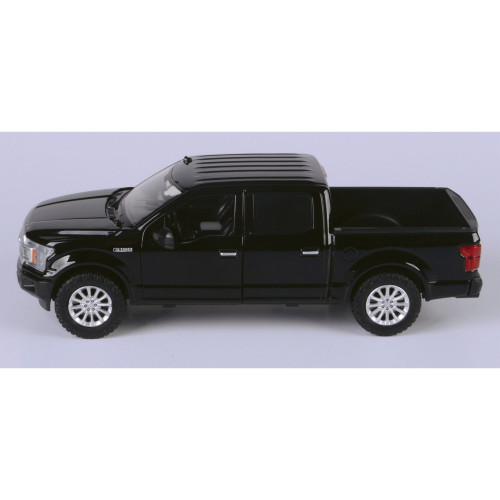 2019 Ford F-150 Limited Crew Cab - Black 1:27 Scale Diecast Model by Motormax Alt Image 1