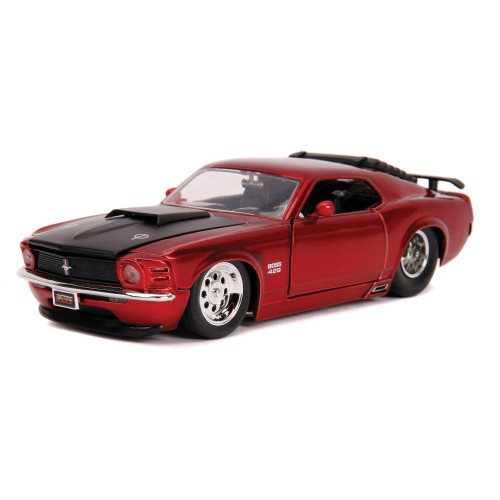 1970 FORD MUSTANG BOSS 429 - Red 1:24 Scale Diecast Model by Jada Main Image