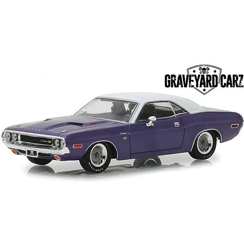 Greenlight Graveyard Cars 1970 Dodge Challenger R/T 143 Scale Diecast Model by Greenlight 19351NX 819725024921 Greenlight Graveyard Cars 1970 Dodge Challenger R/T 143 Scale Diecast Model by Greenlight 19351NX 819725024921