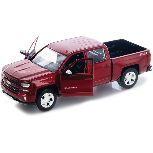 2017 Chevy Silverado Z71 Pickup - red 1:27 Scale Alt Image 1