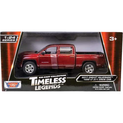 2017 Chevy Silverado Z71 Pickup - red 1:27 Scale | Collectable Diecast