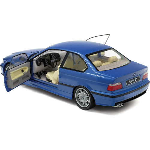1990 BMW E36 Coupe M3 - Bleu Estoril 1:18 Scale Alt Image 1