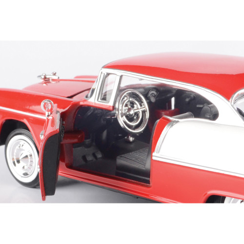 1955 Chevy Bel Air - Red 1:24 Scale Alt Image 4