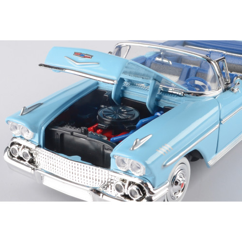 1958 Chevy Impala - Blue 1:24 Scale Alt Image 4
