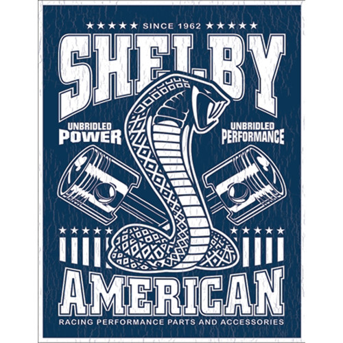 Shelby American Unbridled Power Metal Sign Main Image