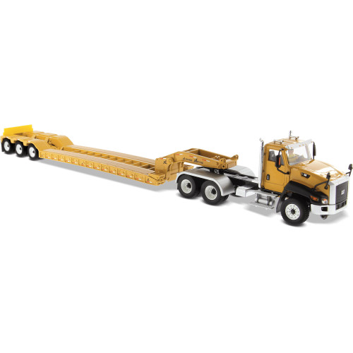 Caterpillar Cat CT660 Day Cab Tractor with XL120 Low-Profile HDG Trailer Main Image