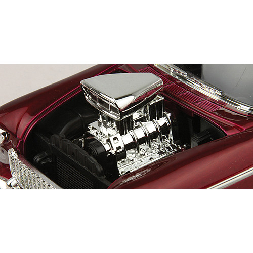 1955 Supercharged Chevy Bel Air - Burgundy Alt Image 6