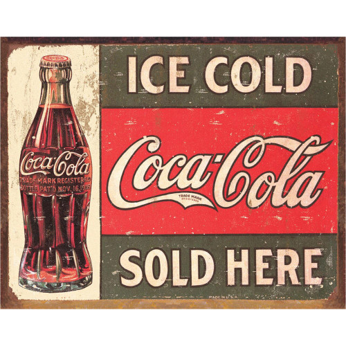 Ice Cold Coca-Cola Sold Here Wall Art Main Image