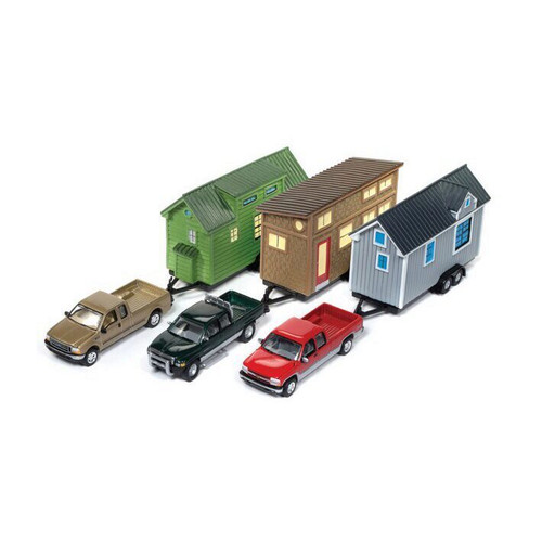 Johnny Lightning Tiny Houses Diecast Collection 164 Scale Diecast Model by Johnny Lightning 17778NX Johnny Lightning Tiny Houses Diecast Collection 164 Scale Diecast Model by Johnny Lightning 17778NX