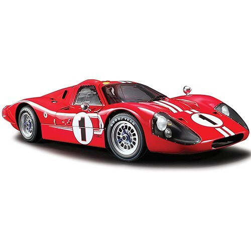 Masterpiece Collection 1967 Ford GT40 Longtail Le Mans Winner - Foyt and Gurney 112 Scale Diecast Model by Masterpiece Collection 18550NX Masterpiece Collection 1967 Ford GT40 Longtail Le Mans Winner - Foyt and Gurney 112 Scale Diecast Model by Masterpiece Collection 18550NX