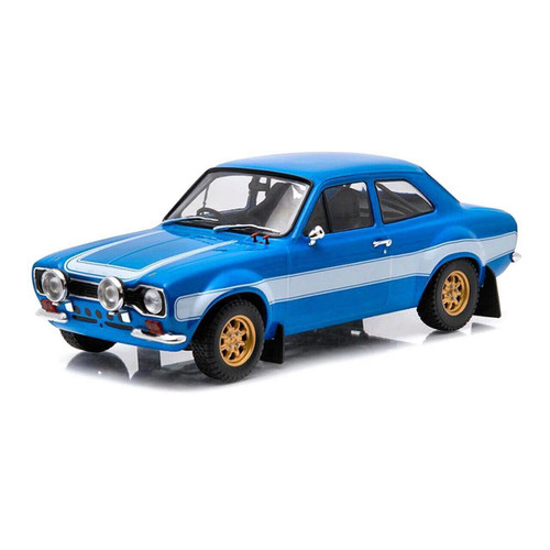 Greenlight 118 Artisan Collection - Fast and Furious 6 2013 1974 Ford Escort RS2000 Mk1 - Blue w/White Stripes re-run 118 Scale Diecast Model by Greenlight GL19038 Greenlight 118 Artisan Collection - Fast and Furious 6 2013 1974 Ford Escort RS2000 Mk1 - Blue w/White Stripes re-run 118 Scale Diecast Model by Greenlight GL19038