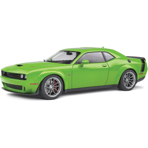 2020 Dodge Challenger R/T SCAT PACK Widebody - Green 1:18 Scale Diecast Model by Solido Main Image