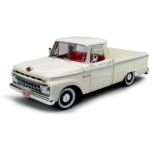 1965 Ford F-100 Pickup - White 1:18 Scale Diecast Model by Sunstar Main Image