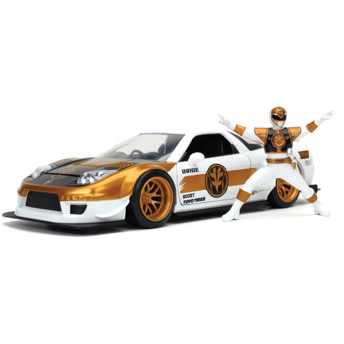 2002 Honda NSX with White Power Ranger Figure 1:24 Scale Main Image