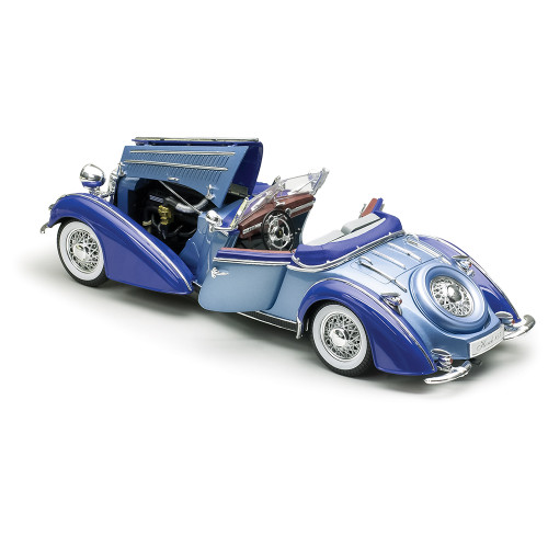 1939 Horch 855 Roadster - Blue 1:18 Scale Alt Image 2