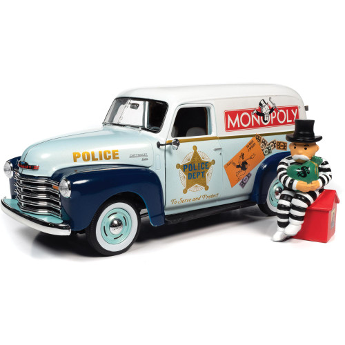 Monopoly 1948 Chevrolet Panel Delivery w/ Resin Figure 1:18 Scale Main Image