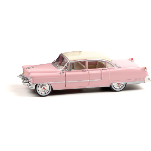 1955 Cadillac Fleetwood Series 60 - Pink with White Roof 1:24 Scale Main Image