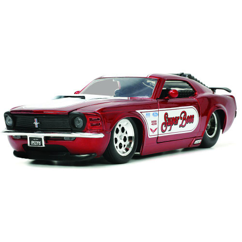 1/24 フォード MUSTANG BOSS 429 1970 1970 Ford Mustang Boss 429 Yellow 1/24 Diecast Model Car by