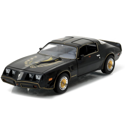 1980 Pontiac Firebird Trans Am Turbo 4.9L - Starlight Black with Golden Eagle Hood 1:24 Scale Main Image