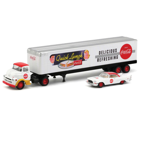 M2 Machines 1957 Coca-Cola Ford Refreshment Hauler 164 Scale Diecast Model by M2 Machines 19897NX M2 Machines 1957 Coca-Cola Ford Refreshment Hauler 164 Scale Diecast Model by M2 Machines 19897NX