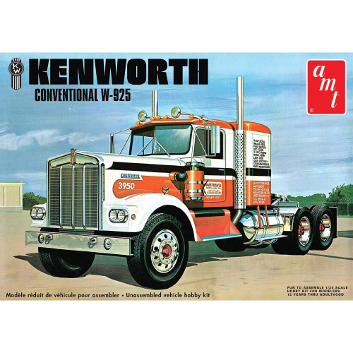 Kenworth Conventional W925 Tractor Model Kit 1:25 Scale Main Image