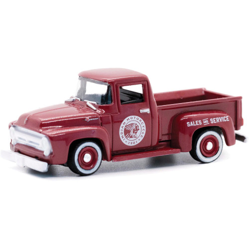 1954 Ford F-100 - Indian Motorcycle Sales & Service 1:64 Scale Main Image