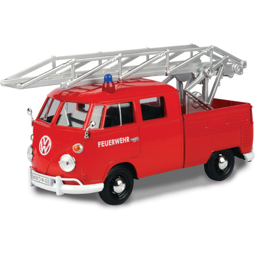 Volkswagen Type 2 Fire Truck & Aerial Ladder 1:24 Scale Main Image