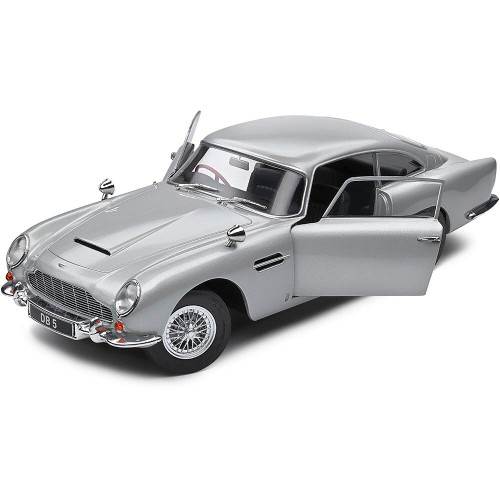 1964 Aston Martin DB5 - Silver Birch 1:18 Scale Alt Image 6