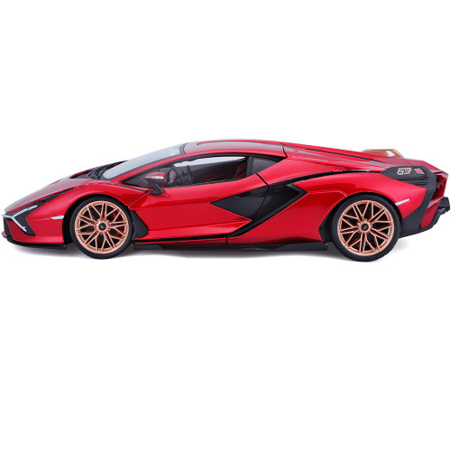 Lamborghini Sián FKP37 - Red 1:18 Scale Alt Image 1