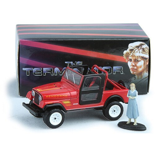 Greenlight The Terminator Sarah Connor Jeep and Figure 164 Scale Diecast Model by Greenlight 18683NX Greenlight The Terminator Sarah Connor Jeep and Figure 164 Scale Diecast Model by Greenlight 18683NX