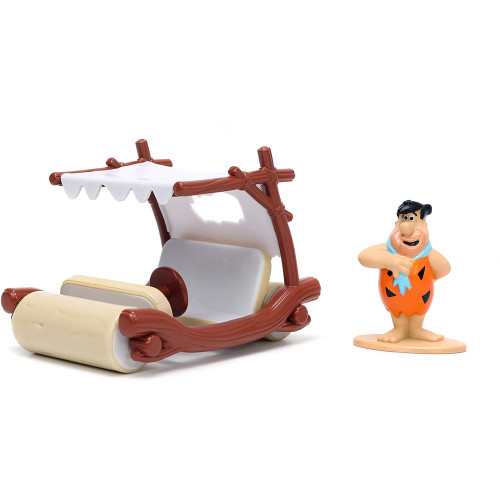 The Flintmobile with Fred Flintstone Figure - Hollywood Rides 1:32 Scale Main Image