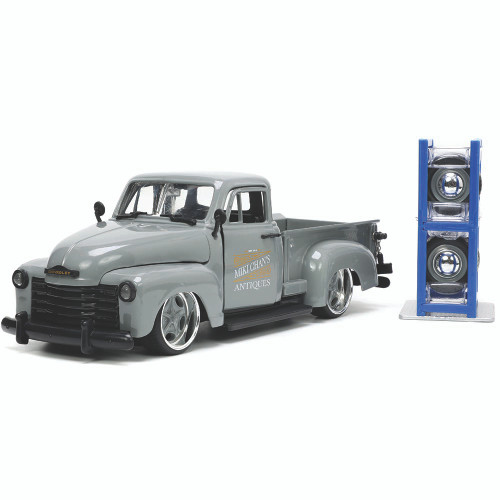 1953 CHEVY PICKUP - JUST TRUCKS W/ TIRE RACK 1:24 Scale Main Image