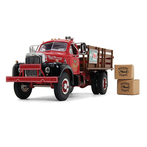 First Gear Mack B-61 Stake Truck and Parts Boxes 134 Scale Diecast Model by First Gear 20221NX First Gear Mack B-61 Stake Truck and Parts Boxes 134 Scale Diecast Model by First Gear 20221NX